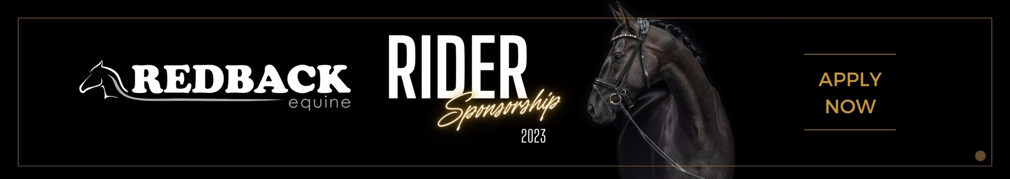 Redback Equine Rider Sponsorship 2023 - apply online