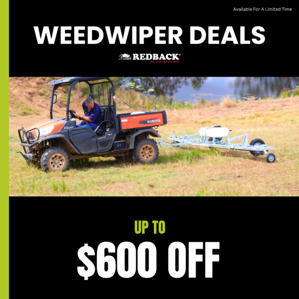Mystery Creek Fieldays Redback Weedwiper Special Prices