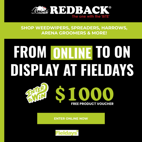 Mystery Creek Fieldays Redback - Win $1000
